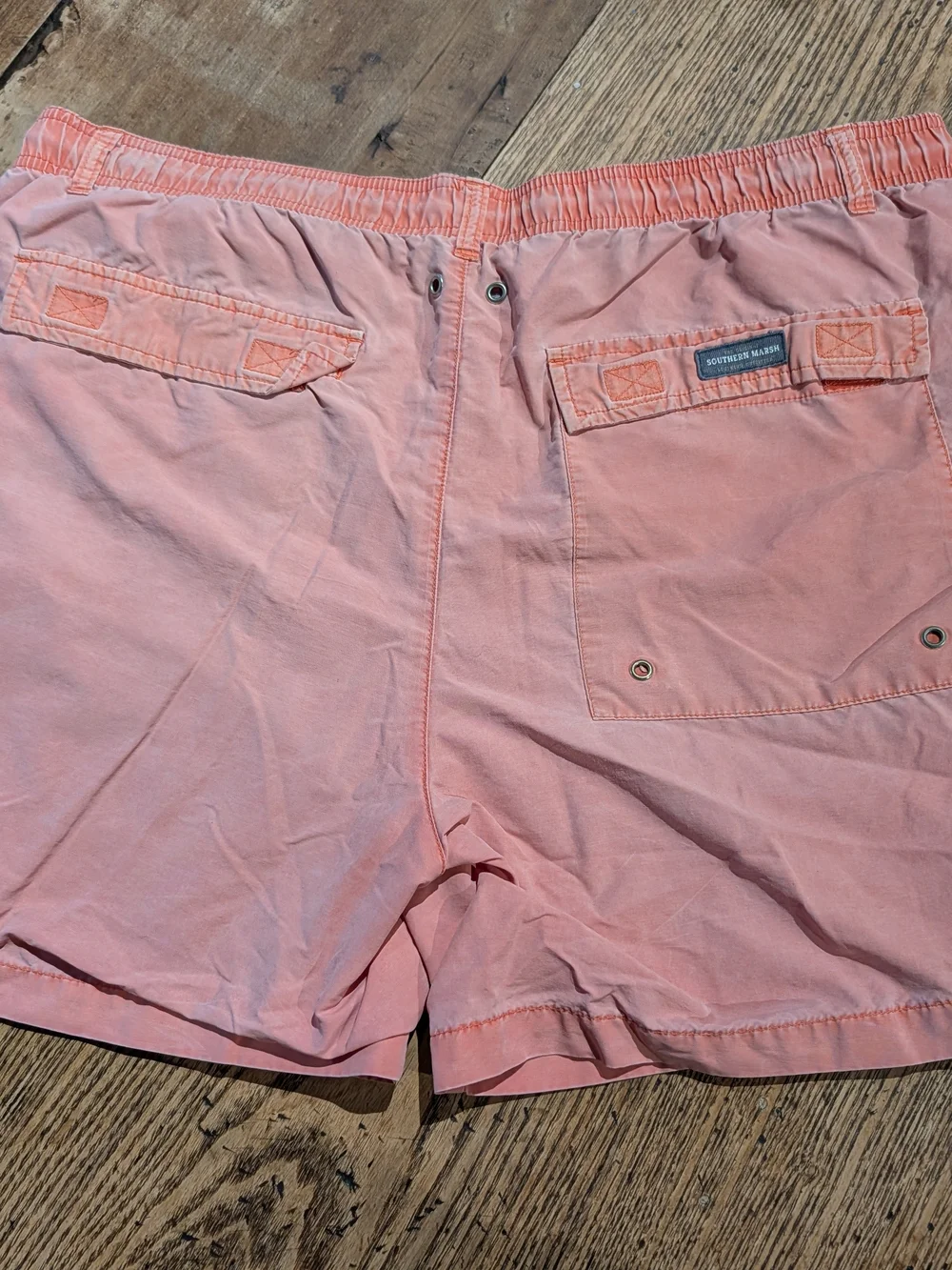 Southern Marsh Coral Pink Men's Swim Trunks